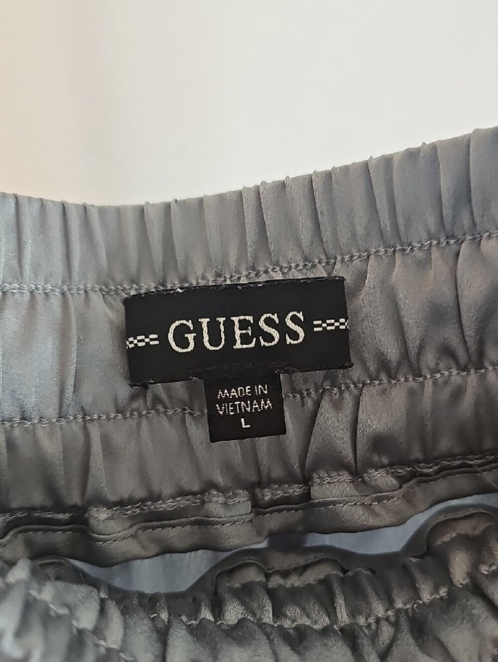 Guess Women's Cargo Jogger Pants in Slate Gray/ Sage Green - Picture 2 of 6
